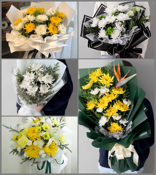 湖北孝感市大悟县芳畈镇戴湾村白事花束代送